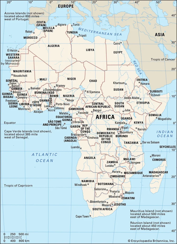 Africa-political-boundaries-continent