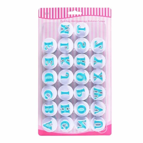 Alphabet Plunger Cutter 26 PC Set – Uppercase Letters
