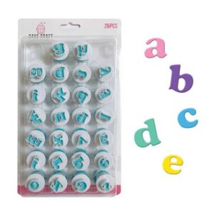 Alphabet Plunger Cutter 26 PC Set – Lowercase Letters