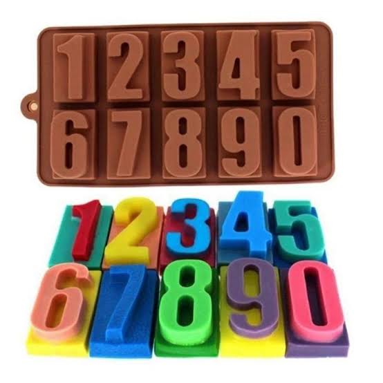0 To 9 Big Numbers Silicone Chocolate Mold - Image 3